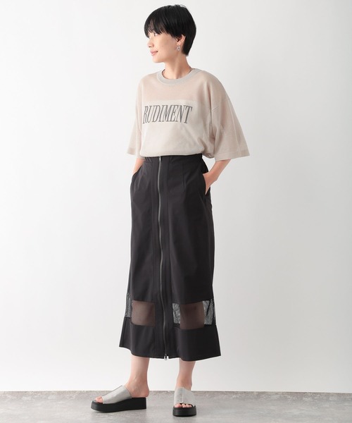 LEPSIM(レプシィム)の「裾切り替えスカート 116757(スカート・レディース・ブラック/オフホワイト・FREE)」の16枚目の写真