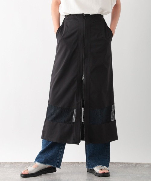 LEPSIM(レプシィム)の「裾切り替えスカート 116757(スカート・レディース・ブラック/オフホワイト・FREE)」の7枚目の写真