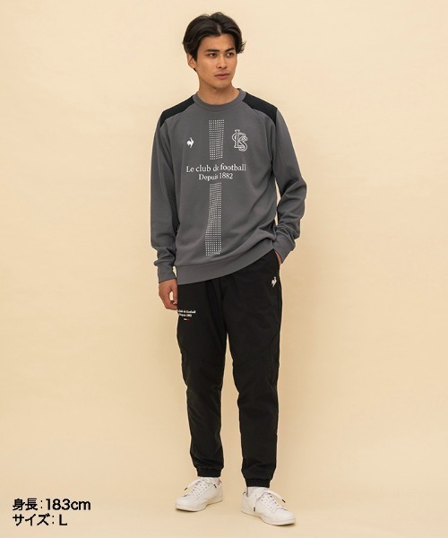 le coq sportif(ルコックスポルティフ)の「ヒートナビ クルーネックスウェット(スウェット・メンズ・ブラック/ブルー/グレー・M/L/XL)」の9枚目の写真