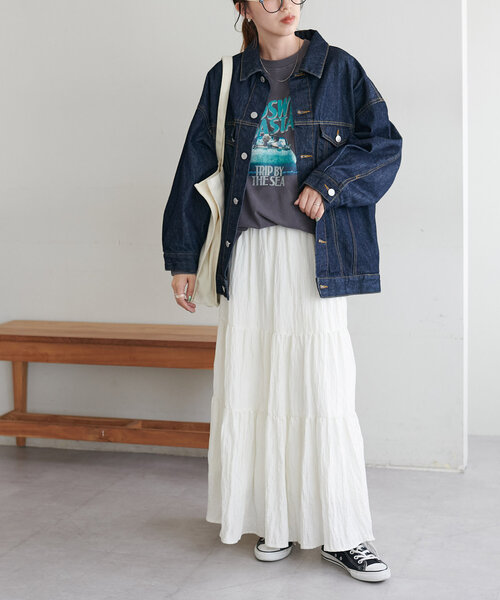 セール】【WEB限定】ピグメントグラフィックロンT（Tシャツ