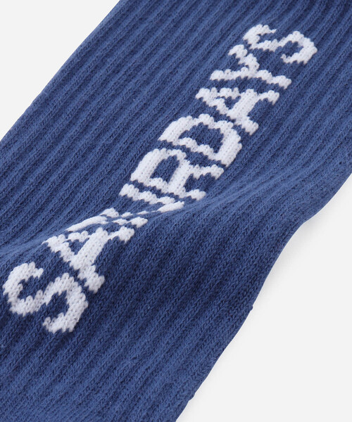 Saturdays NYC（サタデーズ ニューヨークシティ ）の「Logo Sock（ソックス/靴下・メンズ・ブルー/キャメル/レッド・FREE）」の7枚目の写真