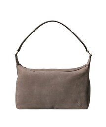 【アルタレーナ】ヌバック レザーショルダーバッグ M 本革（商品番号：P25-38401）