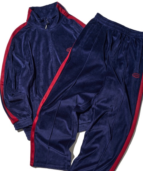 VISION STREET WEAR（ヴィジョンストリートウェア）の「【VISION STREET WEAR】セットアップ対応 ベロアトラックパンツ / カラージャージ（その他パンツ・レディース・チャコールグレー/アイボリー/ブラック/ネイビー・MEDIUM/LARGE/X-LARGE）」の22枚目の写真