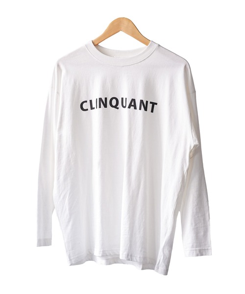 mili an deni(ミリアンデニ)の「フォントプリント長袖Tシャツ(Tシャツ/カットソー・レディース・ネイビー/ブラック/チャコールグレー/オフホワイト・L/M)」の19枚目の写真