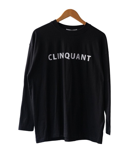 mili an deni(ミリアンデニ)の「フォントプリント長袖Tシャツ(Tシャツ/カットソー・レディース・ネイビー/ブラック/チャコールグレー/オフホワイト・L/M)」の20枚目の写真