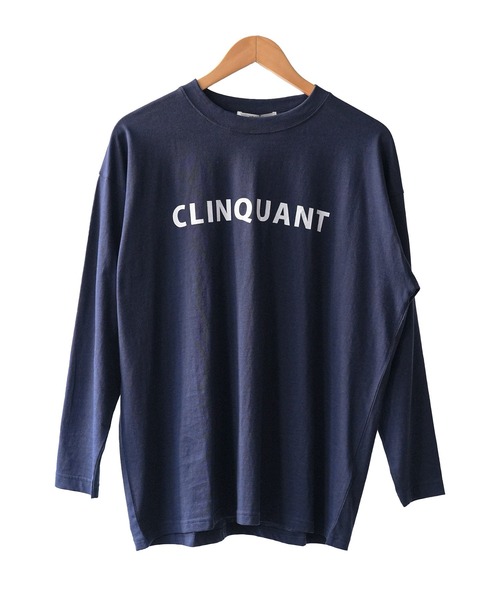 mili an deni(ミリアンデニ)の「フォントプリント長袖Tシャツ(Tシャツ/カットソー・レディース・ネイビー/ブラック/チャコールグレー/オフホワイト・L/M)」の21枚目の写真
