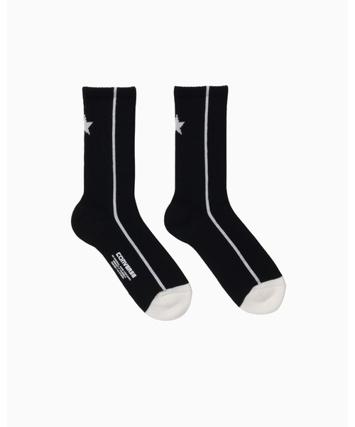 CONVERSE（コンバース）の「CV SOCKS（ソックス/靴下・メンズ・ブラック×ホワイト・S/M）」の8枚目の写真