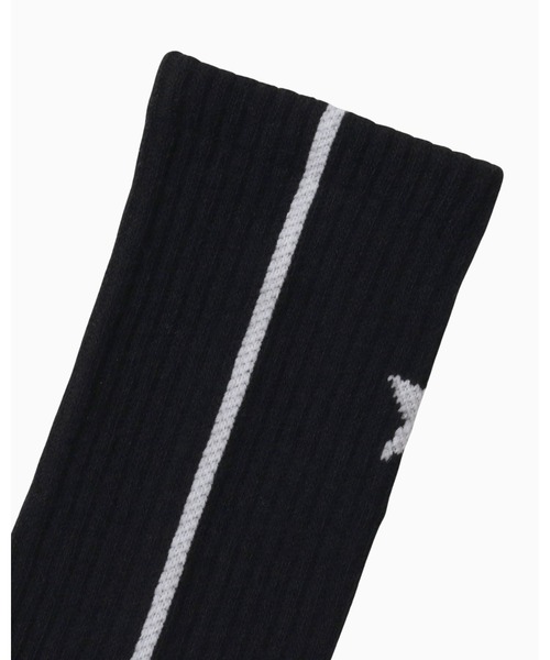 CONVERSE（コンバース）の「CV SOCKS（ソックス/靴下・メンズ・ブラック×ホワイト・S/M）」の6枚目の写真