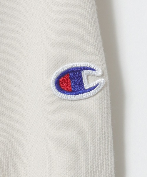 Champion(チャンピオン)の「Champion/チャンピオン コットンUSA 裏毛 カレッジロゴ スウェット トレーナー/レディース メンズ(スウェット・メンズ・スミクロ/オートミール/ネイビー/ブルー/オフホワイト/ブルー系その他/グリーン系その他/ホワイト系その他/ベージュ系その他/ブラック系その他・M/XL/L)」の20枚目の写真