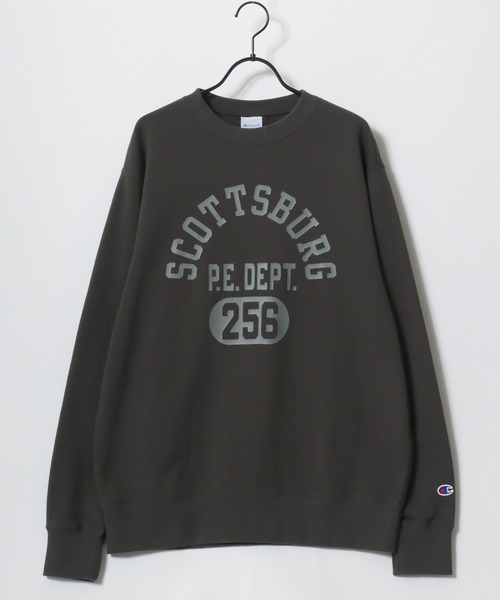 Champion(チャンピオン)の「Champion/チャンピオン コットンUSA 裏毛 カレッジロゴ スウェット トレーナー/レディース メンズ(スウェット・メンズ・スミクロ/オートミール/ネイビー/ブルー/オフホワイト/ブルー系その他/グリーン系その他/ホワイト系その他/ベージュ系その他/ブラック系その他・M/XL/L)」の17枚目の写真