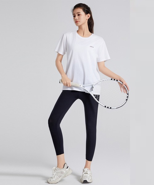 and it_(アンドイット)の「UV&接触冷感レギンス(レギンス/スパッツ・レディース・ブラック・M/L)」の2枚目の写真