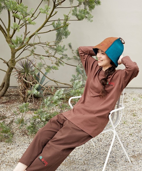 チャイハネ（チャイハネ）の「【チャイハネ】Amina×森の中のスッカマ リラックスパンツM（その他パンツ・メンズ・カーキ/ブラウン・M）」の7枚目の写真