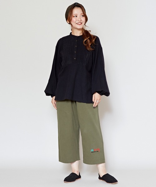 チャイハネ（チャイハネ）の「【チャイハネ】Amina×森の中のスッカマ リラックスパンツM（その他パンツ・メンズ・カーキ/ブラウン・M）」の9枚目の写真