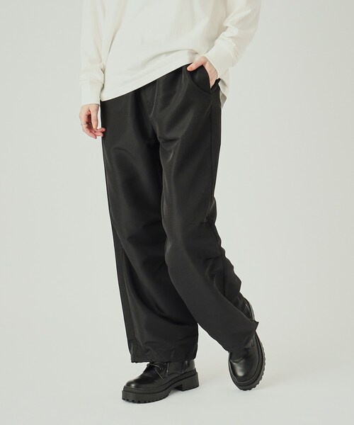 Cutie Blonde（キューティーブロンド）の「◆【洗える】軽くて楽ちん パラシュートパンツ（その他パンツ・レディース・ブラック/チャコールグレー/ナチュラル・04/03/02）」の21枚目の写真