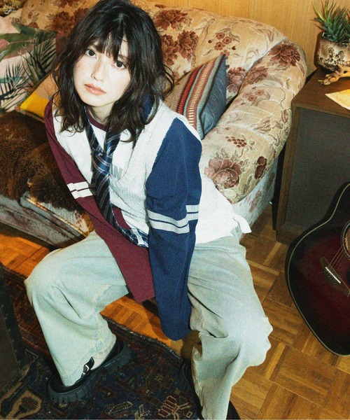 【セール】HEAVYCOTTON ナンバリングラグランTEE/ユニセックス（Tシャツ/カットソー）｜DOUBLE NAME（ダブルネーム）