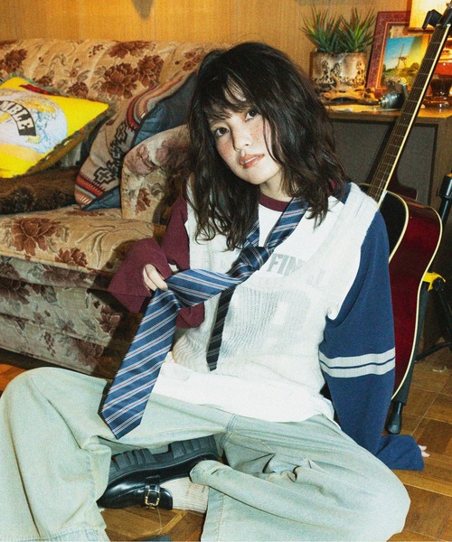 【セール】HEAVYCOTTON ナンバリングラグランTEE/ユニセックス（Tシャツ/カットソー）｜DOUBLE NAME（ダブルネーム）