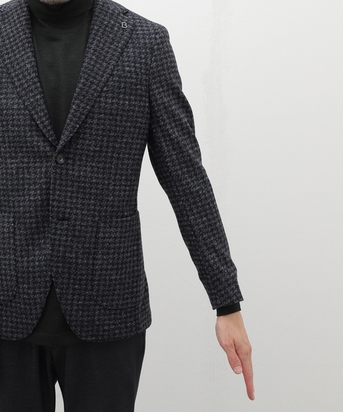 EDIFICE（エディフィス）の「BRERAS(ブレラス) Melange H/T Jersey JKT A4NAPOLITJR024（テーラードジャケット・メンズ・コバルトブルー・50/48/46/44）」の8枚目の写真