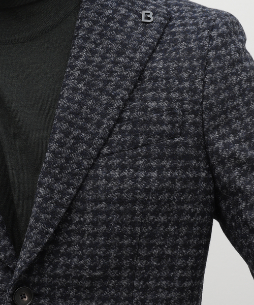 EDIFICE（エディフィス）の「BRERAS(ブレラス) Melange H/T Jersey JKT A4NAPOLITJR024（テーラードジャケット・メンズ・コバルトブルー・50/48/46/44）」の11枚目の写真
