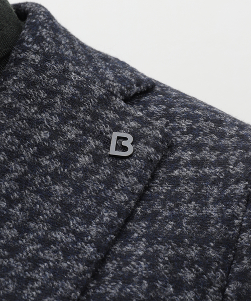 EDIFICE（エディフィス）の「BRERAS(ブレラス) Melange H/T Jersey JKT A4NAPOLITJR024（テーラードジャケット・メンズ・コバルトブルー・50/48/46/44）」の12枚目の写真