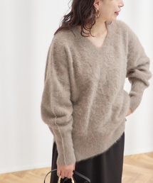 FOX CASHMERE Vネックプルオーバー