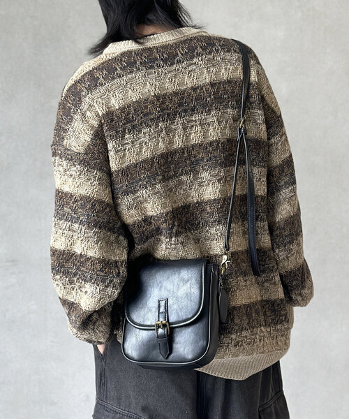 CPCM(シーピーシーエム)の「レトロボーダーニット(ニット/セーター・レディース・ネイビー/ベージュ・LARGE/MEDIUM)」の4枚目の写真