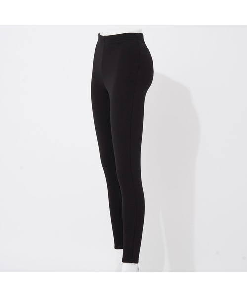 FILA GOLF(フィラゴルフ )の「FILA GOLF/フィラゴルフ ゴルフウェア ブランド ロゴ 裏起毛 レギンス タイツ(レギンス/スパッツ・レディース・ブラック・S~M/L~LL)」の2枚目の写真