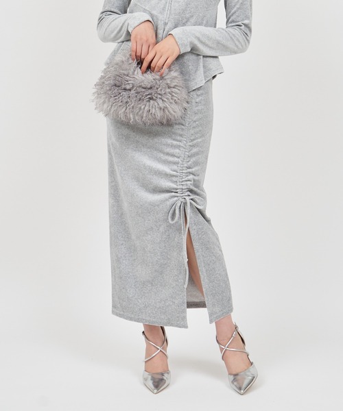 【セール】ドロストスリットスカート（スカート）｜ROYAL PARTY（ロイヤルパーティー）