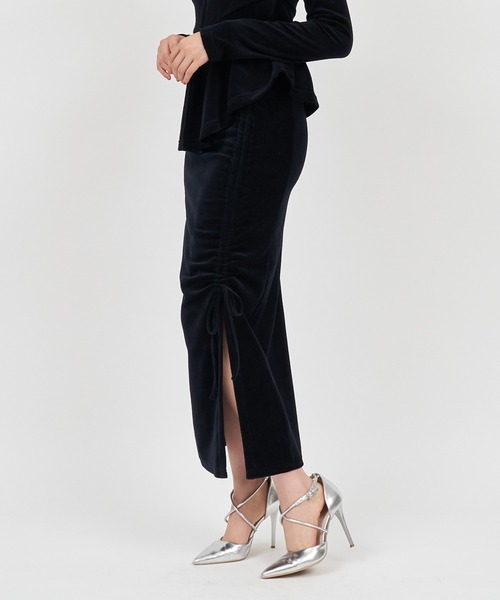 【セール】ドロストスリットスカート（スカート）｜ROYAL PARTY（ロイヤルパーティー）