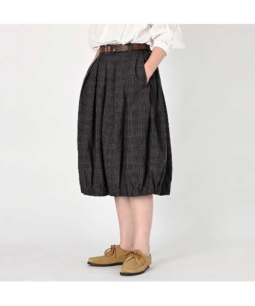 45R（フォーティファイブアール）の「撚杢コットンツイードのブルマパンツ（その他パンツ・レディース・ブラウン・MEDIUM/LARGE）」の5枚目の写真