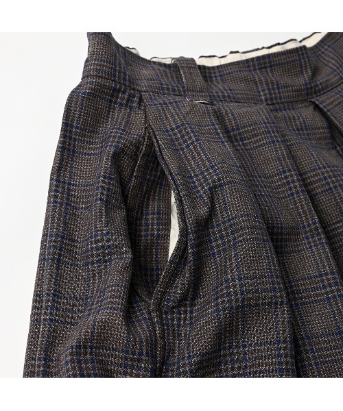 45R（フォーティファイブアール）の「撚杢コットンツイードのブルマパンツ（その他パンツ・レディース・ブラウン・MEDIUM/LARGE）」の9枚目の写真