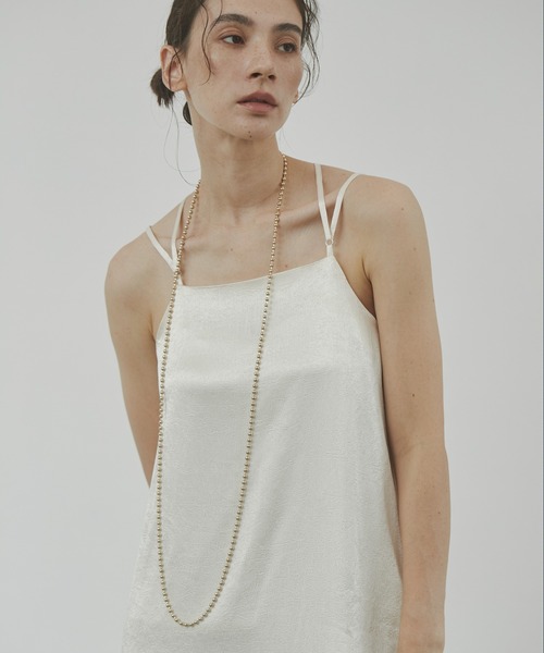 ANGIE（アンジー）の「ボールチェーン ロングネックレス（ネックレス・レディース・シルバー/ゴールド・FREE）」の11枚目の写真