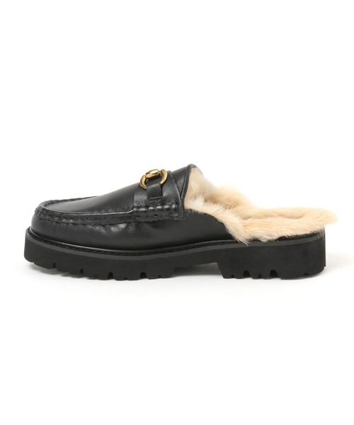 REMME(レメ)の「【REMME】ビットファ-スリッポン(スリッポン・レディース・ブラック/キャメル・MEDIUM/LARGE)」の3枚目の写真