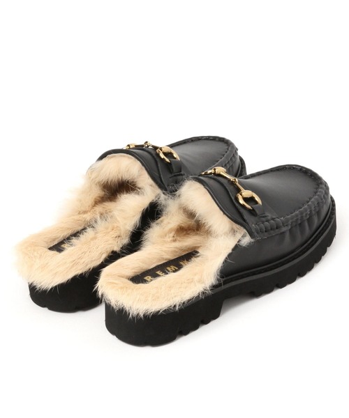 REMME(レメ)の「【REMME】ビットファ-スリッポン(スリッポン・レディース・ブラック/キャメル・MEDIUM/LARGE)」の5枚目の写真