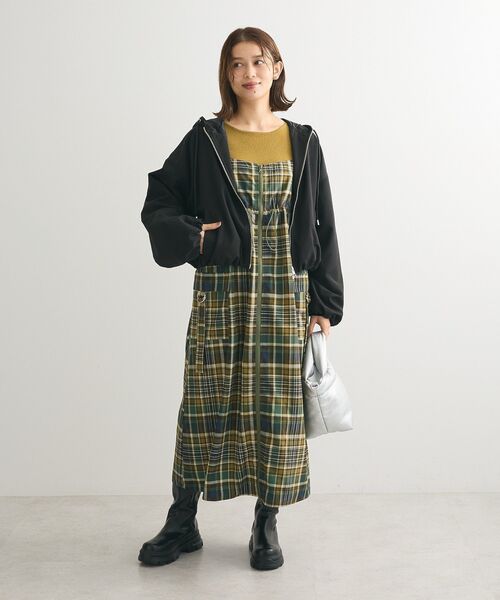 ELENCARE DUE（エレンカーレデュエ）の「・ELENCARE　DUE　ショートマウンテンパーカー（マウンテンパーカー・レディース・アイボリー/ブラック/チャコールグレー・FREE）」の16枚目の写真