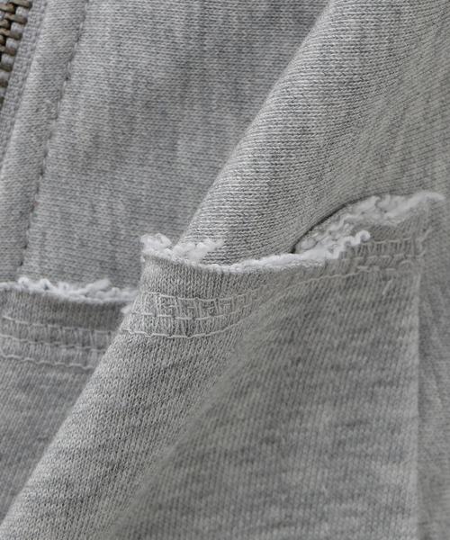 417 EDIFICE（フォーワンセブンエディフィス）の「sports wear / スポーツウェア  untrimmed ジップパーカー（パーカー・メンズ・ブラック/チャコールグレー/パープル・MEDIUM/LARGE）」の18枚目の写真