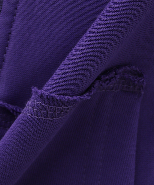 417 EDIFICE（フォーワンセブンエディフィス）の「sports wear / スポーツウェア  untrimmed ジップパーカー（パーカー・メンズ・ブラック/チャコールグレー/パープル・MEDIUM/LARGE）」の19枚目の写真