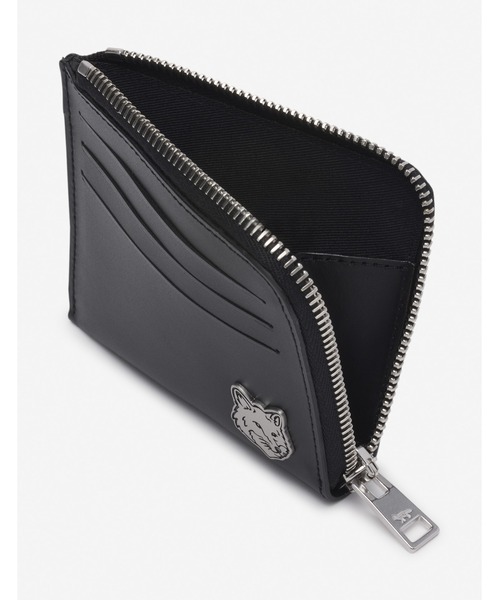 Maison Kitsune（メゾンキツネ）の「FOX HEAD ZIPPED CARDHOLDER
