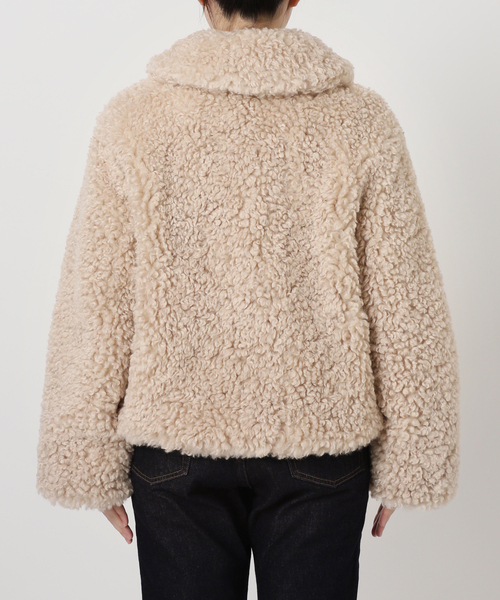 SLOBE IENA（スローブイエナ）の「プードルファーボマーブルゾン（ブルゾン・レディース・ベージュ・FREE）」の16枚目の写真