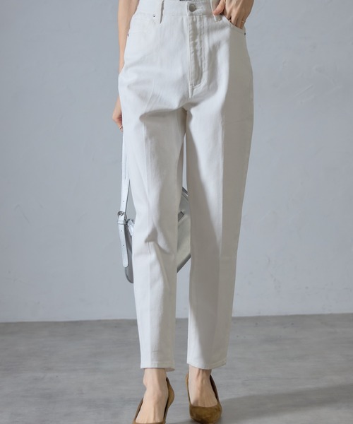 &. NOSTALGIA（アンドドットノスタルジア）の「【ZOZO限定】テーパードデニムパンツ（デニムパンツ・レディース・ネイビー/ホワイト・マルチサイズ）」の17枚目の写真