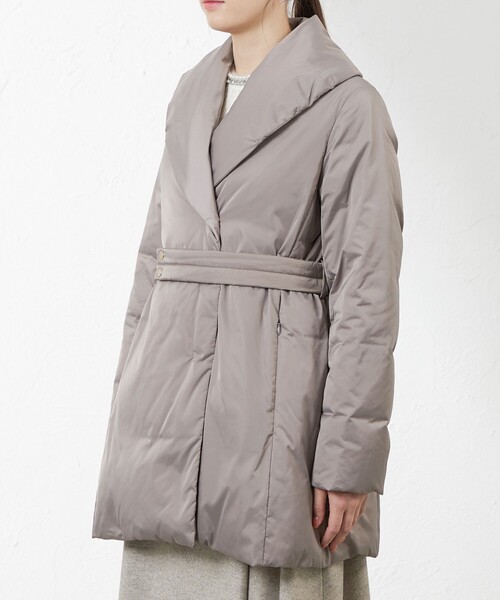 amaca（アマカ）の「女優ダウン（ダウンジャケット/コート・レディース・グレー系その他/ダークネイビー・38/40）」の10枚目の写真