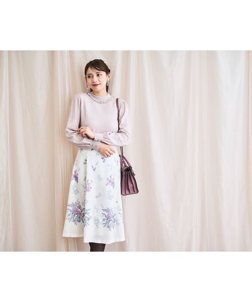 LAISSE PASSE（レッセパッセ）の「ハイネックビジュープルオーバー