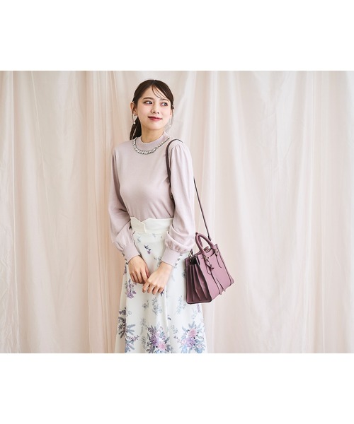 LAISSE PASSE（レッセパッセ）の「ハイネックビジュープルオーバー