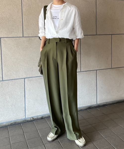 lalagom】ワイドスラックス（スラックス）｜ABBEY MARKET（アビー