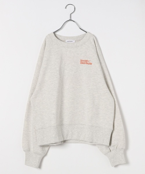 LEPSIM（レプシィム）の「アソート相良スエット　247239（スウェット・レディース・レッドパープル/ブルー/杢グレー・FREE）」の2枚目の写真