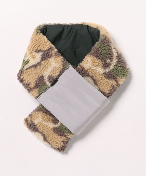 HAKKA KIDS（ハッカキッズ）の「リバーシブルボアマフラー（マフラー・キッズ・グリーン/ネイビー・FREE）」の3枚目の写真