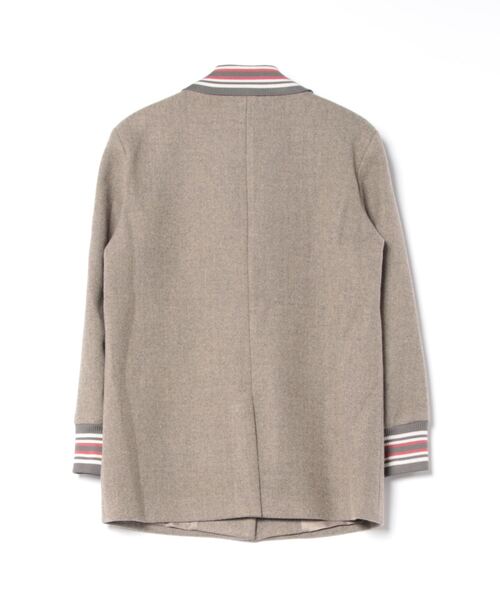 AnyFood Universe（エニーフードユニバース）の「【AnyFood Universe】 ラインオーバーサイズジャケット UNI24a024（その他アウター・レディース・ベージュ・M/S）」の5枚目の写真