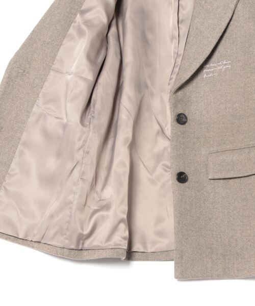 AnyFood Universe（エニーフードユニバース）の「【AnyFood Universe】 ラインオーバーサイズジャケット UNI24a024（その他アウター・レディース・ベージュ・M/S）」の6枚目の写真