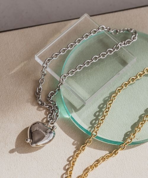 JEANASIS（ジーナシス）の「【ステンレス】ハートチェーンネックレス/253464（ネックレス・レディース・シルバー/ゴールド・FREE）」の11枚目の写真