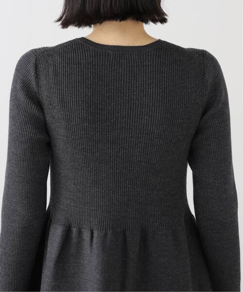 Plage【プラージュ】☆Knit cardigan ワンピース 新品グレー36 plage