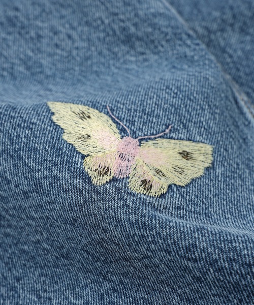 OUR LEGACY VAST CUT 蝶刺繍 ワイドデニム 29 OUR LEGACY VAST CUT 蝶刺繍 ワイドデニム 29